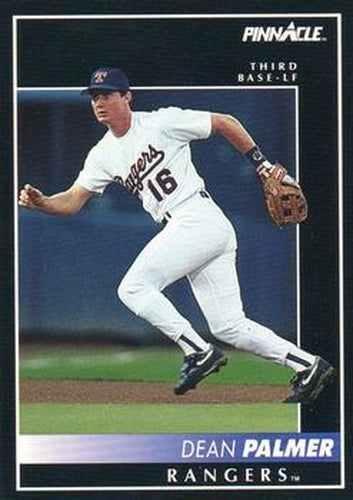 #351 Dean Palmer - Texas Rangers - 1992 Pinnacle Baseball