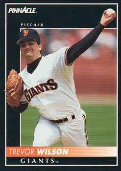 #352 Trevor Wilson - San Francisco Giants - 1992 Pinnacle Baseball