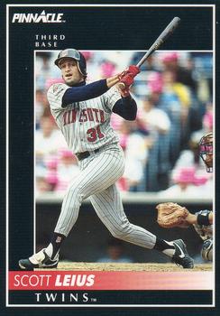 #365 Scott Leius - Minnesota Twins - 1992 Pinnacle Baseball
