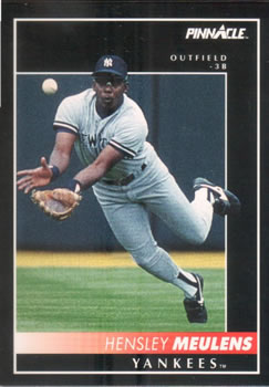 #366 Hensley Meulens - New York Yankees - 1992 Pinnacle Baseball