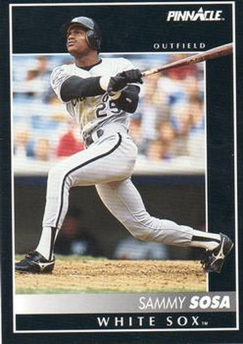 #369 Sammy Sosa - Chicago White Sox - 1992 Pinnacle Baseball