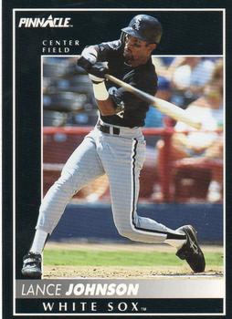 #373 Lance Johnson - Chicago White Sox - 1992 Pinnacle Baseball
