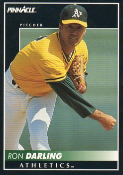 #378 Ron Darling - Oakland Athletics - 1992 Pinnacle Baseball