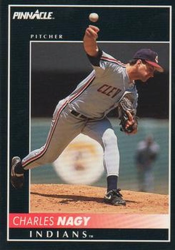#383 Charles Nagy - Cleveland Indians - 1992 Pinnacle Baseball