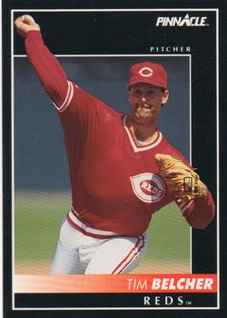 #384 Tim Belcher - Cincinnati Reds - 1992 Pinnacle Baseball