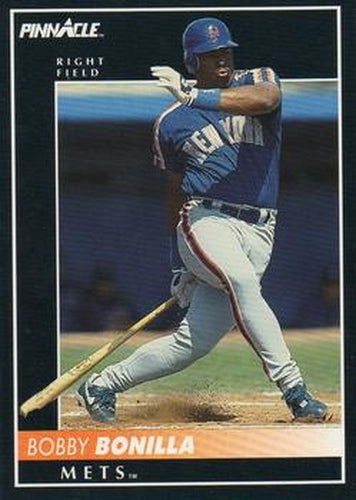#395 Bobby Bonilla - New York Mets - 1992 Pinnacle Baseball