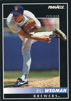 #396 Bill Wegman - Milwaukee Brewers - 1992 Pinnacle Baseball