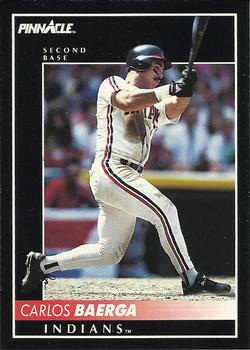 #3 Carlos Baerga - Cleveland Indians - 1992 Pinnacle Baseball