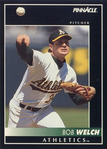 #409 Bob Welch - Oakland Athletics - 1992 Pinnacle Baseball