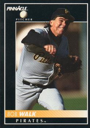 #410 Bob Walk - Pittsburgh Pirates - 1992 Pinnacle Baseball