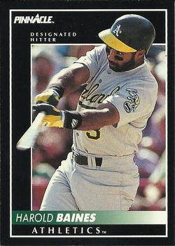 #41 Harold Baines - Oakland Athletics - 1992 Pinnacle Baseball