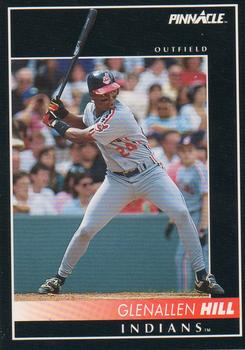 #420 Glenallen Hill - Cleveland Indians - 1992 Pinnacle Baseball