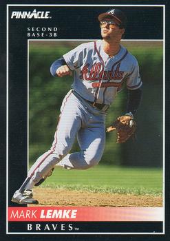 #426 Mark Lemke - Atlanta Braves - 1992 Pinnacle Baseball