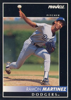 #429 Ramon Martinez - Los Angeles Dodgers - 1992 Pinnacle Baseball