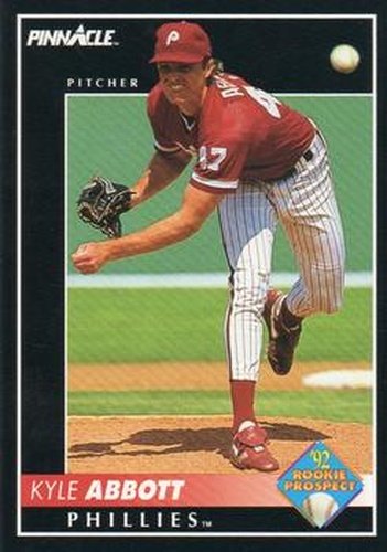 #432 Kyle Abbott - Philadelphia Phillies - 1992 Pinnacle Baseball