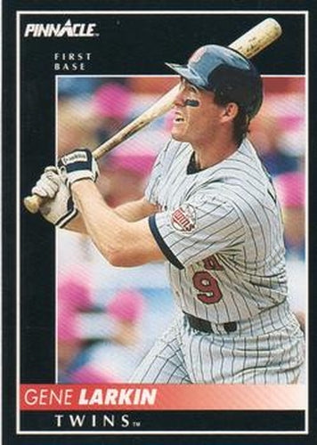 #435 Gene Larkin - Minnesota Twins - 1992 Pinnacle Baseball