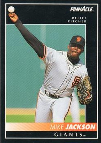 #437 Mike Jackson - San Francisco Giants - 1992 Pinnacle Baseball
