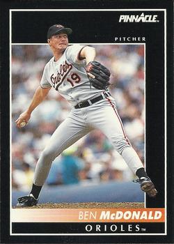 #44 Ben McDonald - Baltimore Orioles - 1992 Pinnacle Baseball