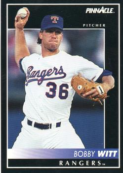 #451 Bobby Witt - Texas Rangers - 1992 Pinnacle Baseball