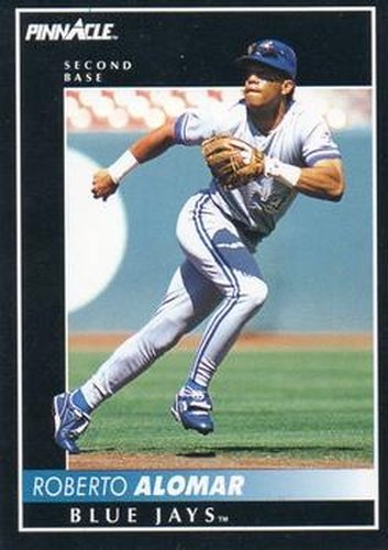 #45 Roberto Alomar - Toronto Blue Jays - 1992 Pinnacle Baseball