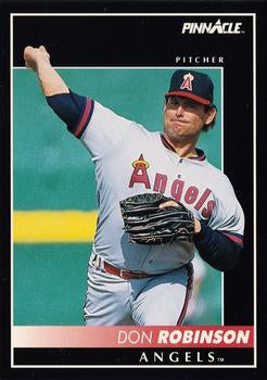 #463 Don Robinson - California Angels - 1992 Pinnacle Baseball