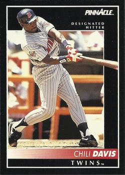 #46 Chili Davis - Minnesota Twins - 1992 Pinnacle Baseball