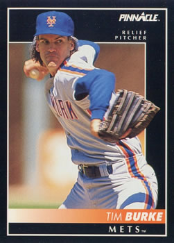 #471 Tim Burke - New York Mets - 1992 Pinnacle Baseball
