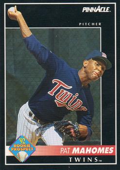 #472 Pat Mahomes - Minnesota Twins - 1992 Pinnacle Baseball