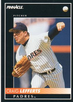 #478 Craig Lefferts - San Diego Padres - 1992 Pinnacle Baseball