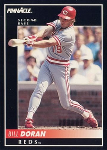 #47 Bill Doran - Cincinnati Reds - 1992 Pinnacle Baseball