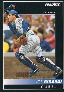 #498 Joe Girardi - Chicago Cubs - 1992 Pinnacle Baseball