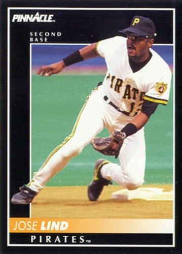 #49 Jose Lind - Pittsburgh Pirates - 1992 Pinnacle Baseball