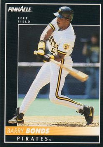 #500 Barry Bonds - Pittsburgh Pirates - 1992 Pinnacle Baseball