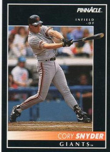 #506 Cory Snyder - San Francisco Giants - 1992 Pinnacle Baseball