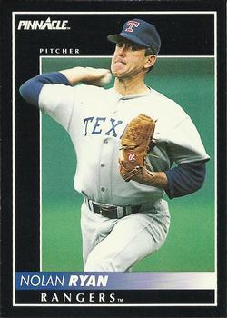 #50 Nolan Ryan - Texas Rangers - 1992 Pinnacle Baseball