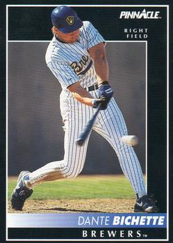 #514 Dante Bichette - Milwaukee Brewers - 1992 Pinnacle Baseball