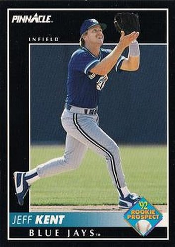 #522 Jeff Kent - Toronto Blue Jays - 1992 Pinnacle Baseball