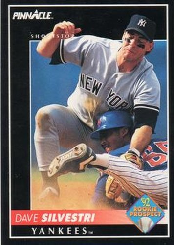 #531 Dave Silvestri - New York Yankees - 1992 Pinnacle Baseball