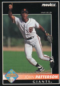 #532 John Patterson - San Francisco Giants - 1992 Pinnacle Baseball