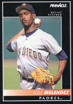 #536 Jose Melendez - San Diego Padres - 1992 Pinnacle Baseball