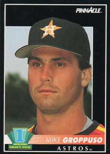 #543 Mike Groppuso - Houston Astros - 1992 Pinnacle Baseball