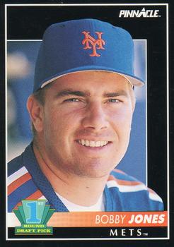 #548 Bobby Jones - New York Mets - 1992 Pinnacle Baseball