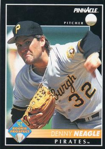 #556 Denny Neagle - Pittsburgh Pirates - 1992 Pinnacle Baseball