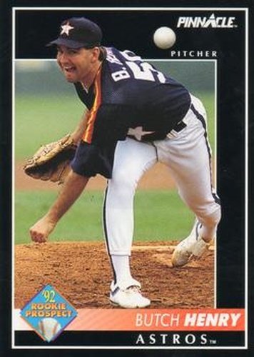 #567 Butch Henry - Houston Astros - 1992 Pinnacle Baseball