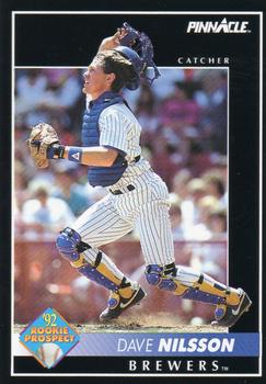#568 Dave Nilsson - Milwaukee Brewers - 1992 Pinnacle Baseball