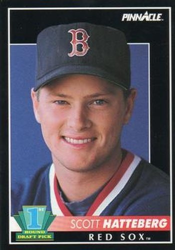 #569 Scott Hatteberg - Boston Red Sox - 1992 Pinnacle Baseball