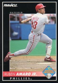 #570 Ruben Amaro Jr. - Philadelphia Phillies - 1992 Pinnacle Baseball