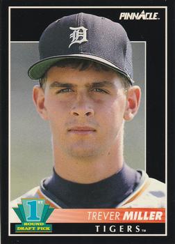 #579 Trever Miller - Detroit Tigers - 1992 Pinnacle Baseball