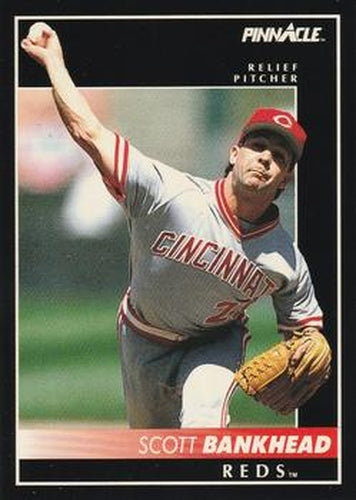 #580 Scott Bankhead - Cincinnati Reds - 1992 Pinnacle Baseball