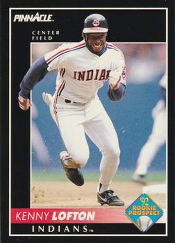 #582 Kenny Lofton - Cleveland Indians - 1992 Pinnacle Baseball